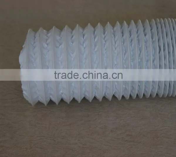 Manufacturer Double Layer Combi White PVC Aluminum Flexible Air Duct for Ventilation photo-2