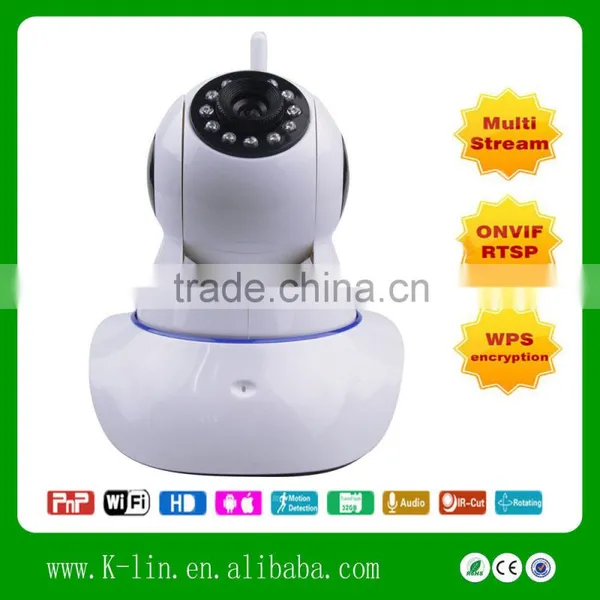 Best Selling!! Indoor Megapixel 720P Two-way Audio CCTV P2P Wireless IP Camera photo-3