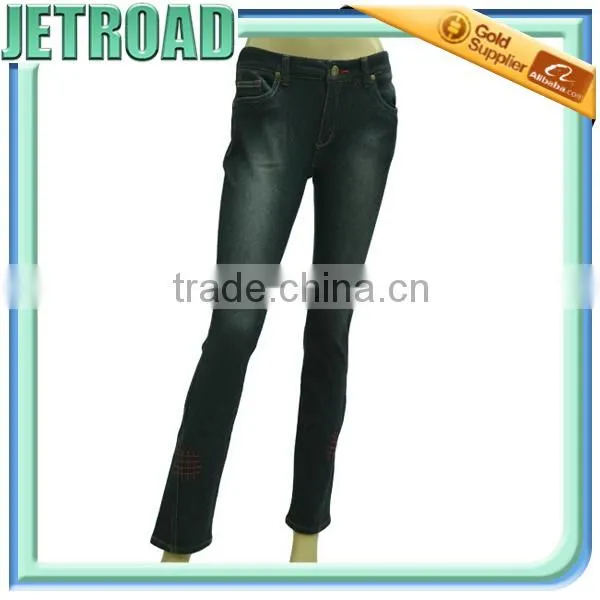New Fashion 4 Way Stretch Knitted Denim Slim & Fit Low Waist Women's Jeans photo-2