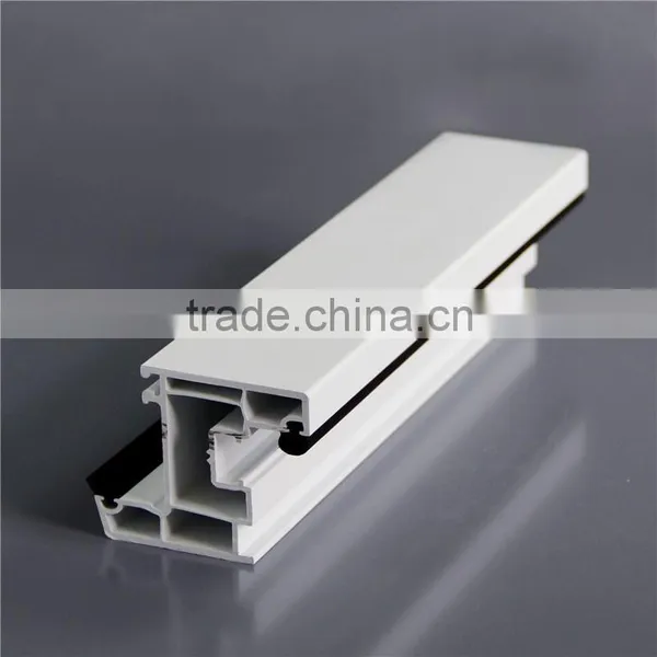 60 mm Series UPVC Plastic Extrusion Profile White BD Plastic Extruded Plastic Inswing Sash Profile photo-4
