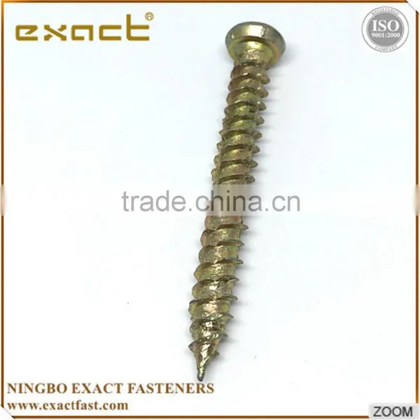 Zinc White Zinc Yellow Small Head Torx Recess Concrete Screw photo-4