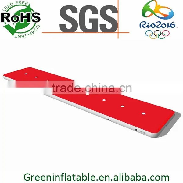 2016 New Outdoor 20cm Drop Stitch Inflatable Air Tumbling Track for Gym