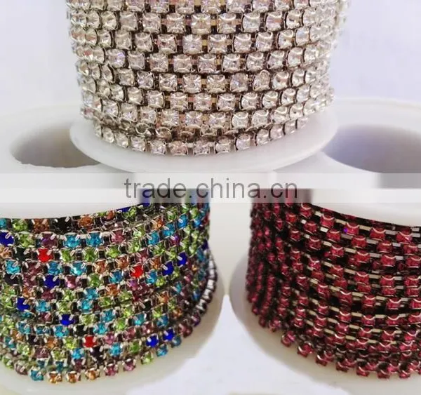 2016 High Quality D Claw Rhinestone Cup Chain For Clothing Garment Accessories Wholesale photo-4