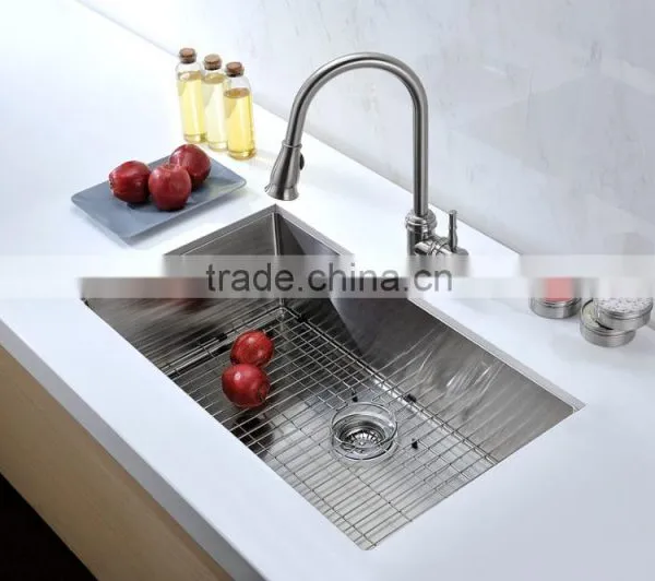 New Premium Undermount Big Single Bowl Kitchen Sink Stainless Steel Sink For Modern Kitchen Design photo-6