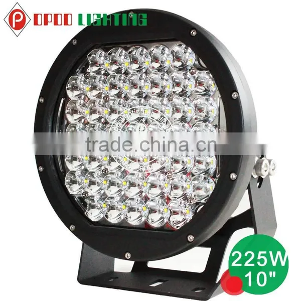 10 Inch 225w Led Round Driving Light Spot/flood Cover, Offroad 4x4 ATV Truck 225w Led Driving Light Quality Choice photo-3
