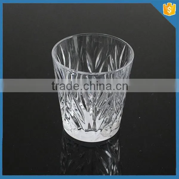 Old Fashion Carved Crystal Rock Glasses photo-2