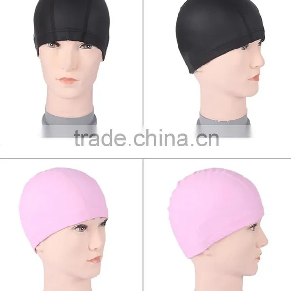 Lycra Waterproof Bathing Fashion Swimming Caps photo-6