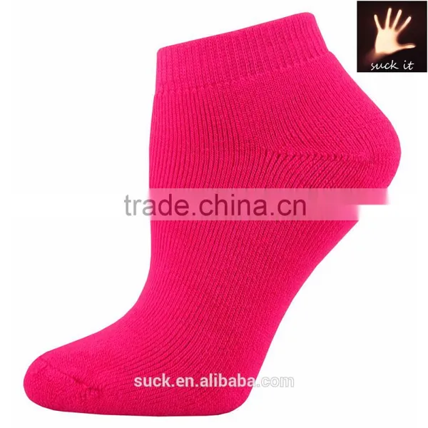 China Manufacturer Custom Cotton Solid Color Anklet Socks Without Spandex photo-2