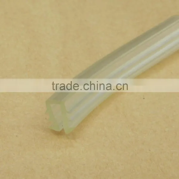 High Quality U Shape Transparent PVC Shower Door Gasket photo-2
