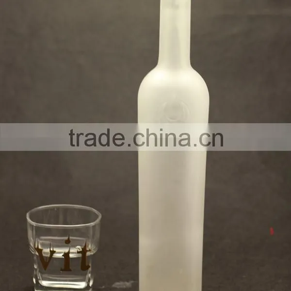 Promotional Low Price Frosted Juice Bottles Botellas de Vidrio Cocktail Bottles 500ml photo-5