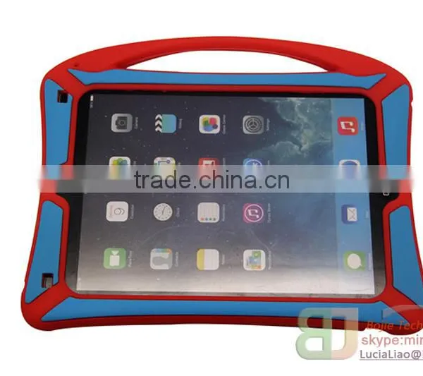 With Handle Rugged Heavy Duty Kid Proof Tablet Case Silicone Protective Case for IPad Air 2 photo-3