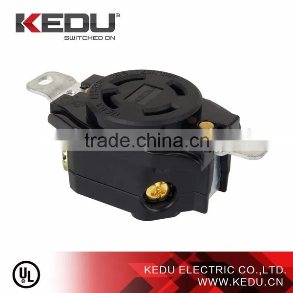 KEDU Factory Supply High Quality 30A 220V US Receptacle With UL Approval photo-3