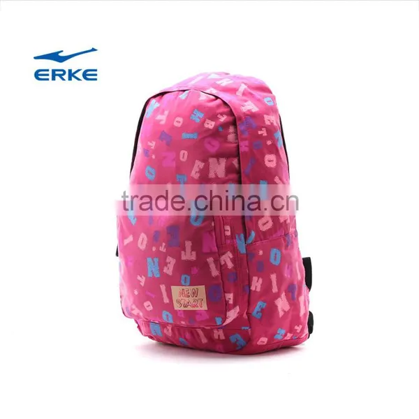 ERKE Wholesale Large Capacity Laptop Sports Backpack Teenagers Girls Cute School Backpack photo-2