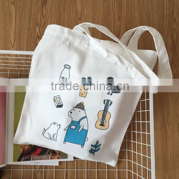 Many Styles of Optional, Simple Fresh Canvas Tote Bag photo-5
