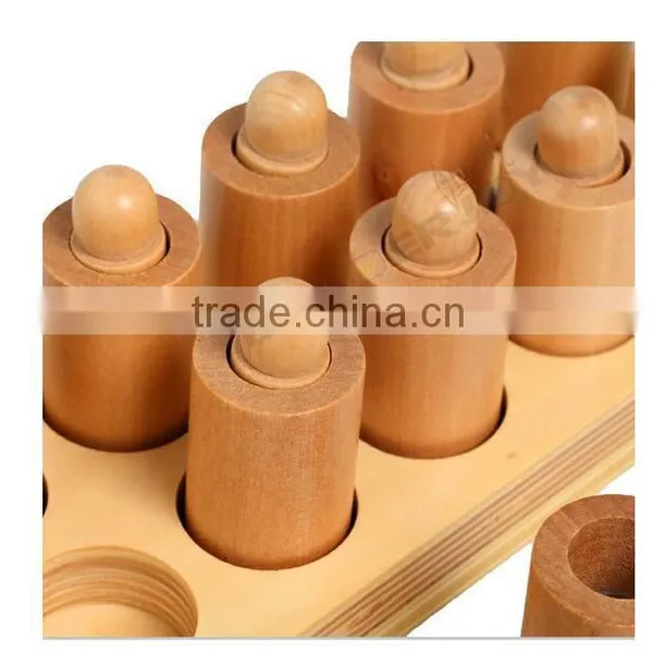 Leader Joy Beech Wood Montessori Material Kids Educational Toys Smelling Cylinders photo-2
