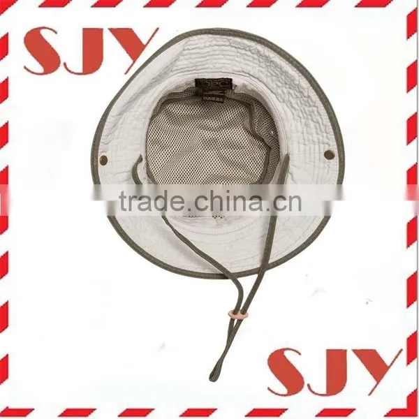 Wholesale Blank Mens Twill Bucket Hat With String photo-3