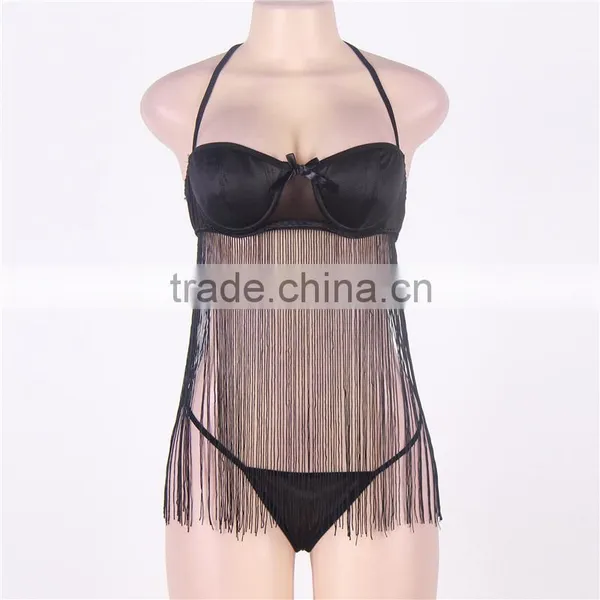 Wholesale New Fashion Transparent Babydoll Sex Pics Mini Babydoll Nightwear photo-4