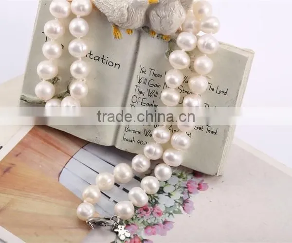 Graceful !Charming ! Fashion Design ! Latest Natural White Pearl Necklace for Christmas photo-4
