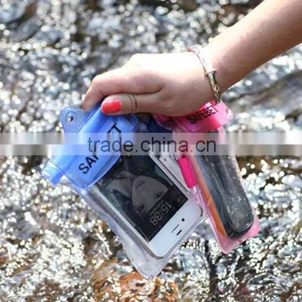 Swimming Neck Hanging/Arm Binding Waterproof Cell Phone Bag Waterproof Arm Bag photo-3