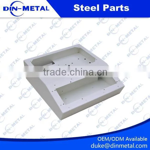 6061/ 6063 Aluminum Alloy Powder Coating / Anodized Manufacturing Sheet Metal Components photo-3