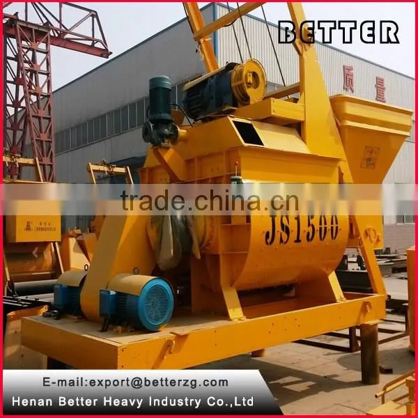 JS Double Shaft Concrete Mixer