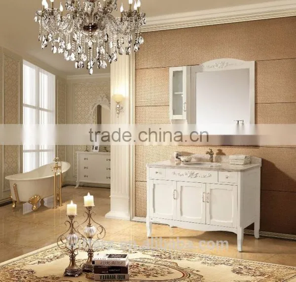 Vanities With Integrated Bowls in Cream White WTS329 photo-3