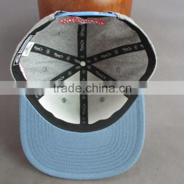 Customer High Quality 6- Panel Snapback Hat With 3D Embroidered Patch photo-6