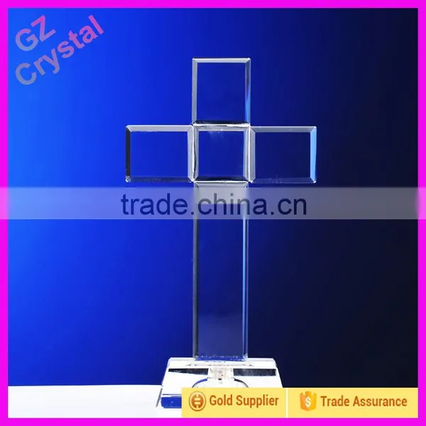 Jesus 3D Laser Engraving Crystal Cross Standing photo-6