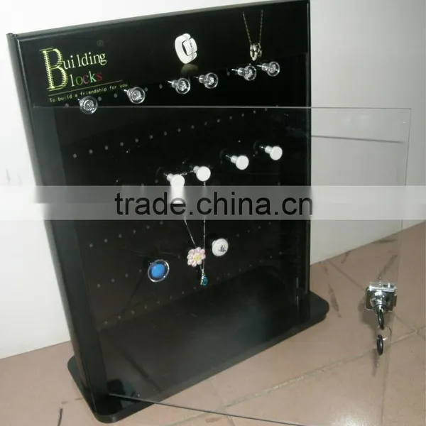 Modern Design Glass Jewelry Display Showcase