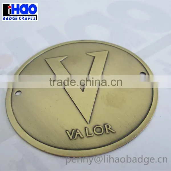 Zhejiang Manufacture Metal Label Plate,copper Label,metal Logo