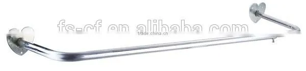 Fashionable Metal Oval Pipe Silver Towel Rack From CF WK48 photo-2