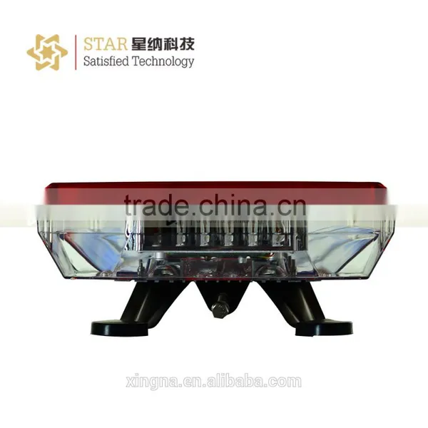 12v Police Car Amber Led Strobe Light Bar photo-6