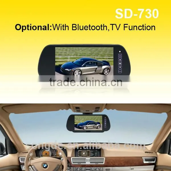 Newest High Resolution Full HD 7"TFT LCD Car Rear View Mirror Monitor photo-5