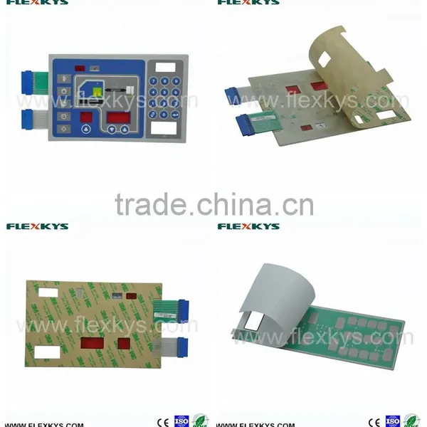 Poly Dome LED Integrated Membrane Switch With Multi Circuits and Leads photo-6