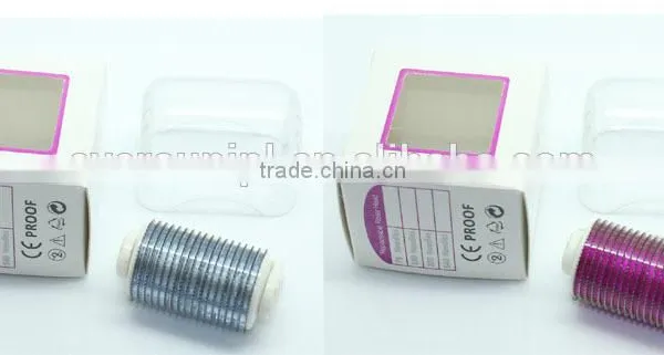 Factory Lowest Price LED Derma Roller / Manufactory LED Therapy Micro Skin Roller for Wrinkle Rmeoval Micro Needling Roller photo-4