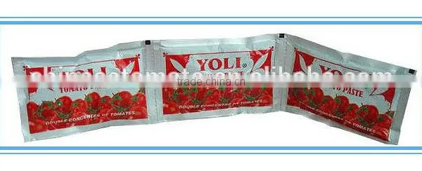 Wholesale 70g YOLI Brand Sachet Tomato Paste With High Quality photo-2