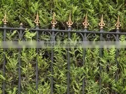 Antique Wrought Iron Bar Fence Design photo-3