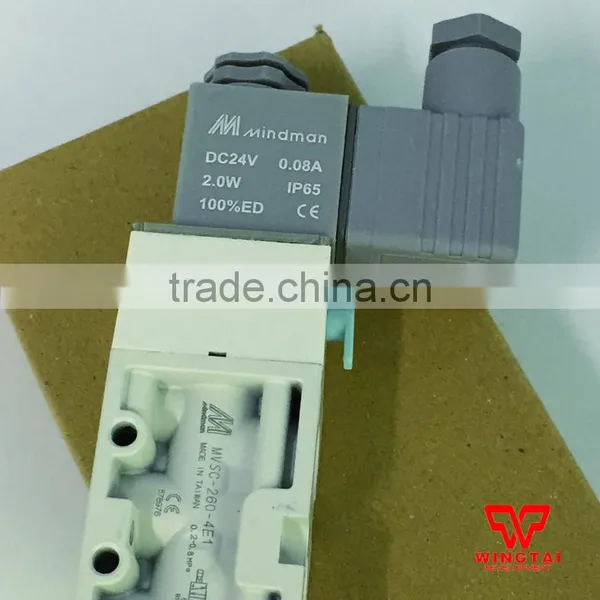 Mindman White Solenoid Valve MVSC-260-4E1, 4-way, Single Solenoid, Specify Voltage photo-3
