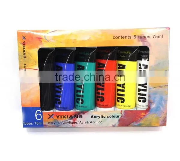 Free Sample 75ml Acrylic Paint for Painting Acrylic Artistic Paints photo-4