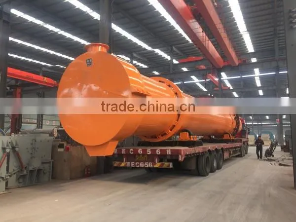 2016 cement industry horizontal rotary dryer for drying different materials