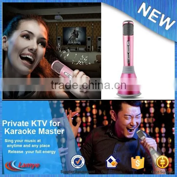 New KTV Karaoke Wireless Bluetooth Microphone K068 With Speaker For Smart Phone photo-3