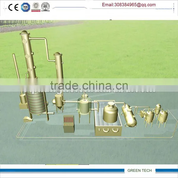 Negative Pressure 15ton Crude Oil/raw Oil /furnace Oil Refining Distillation Machine photo-5