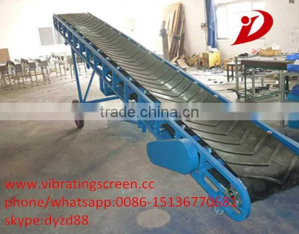 Heavy Duty Steel Belt Conveyor System For Construction