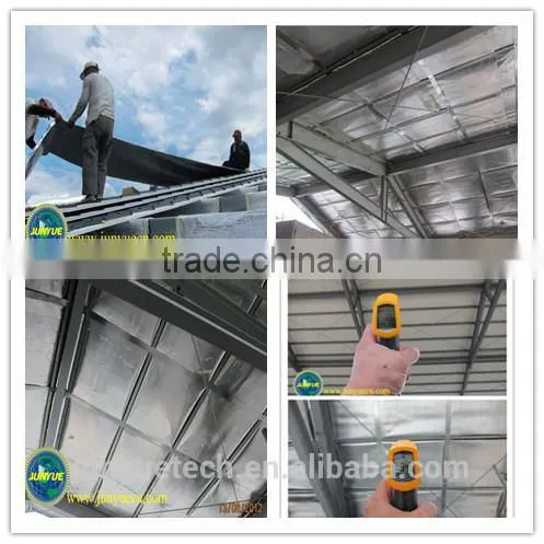 Reflective Aluminum Foil Double Bubble Thermal Insulation Materials for Pipe,construction photo-2