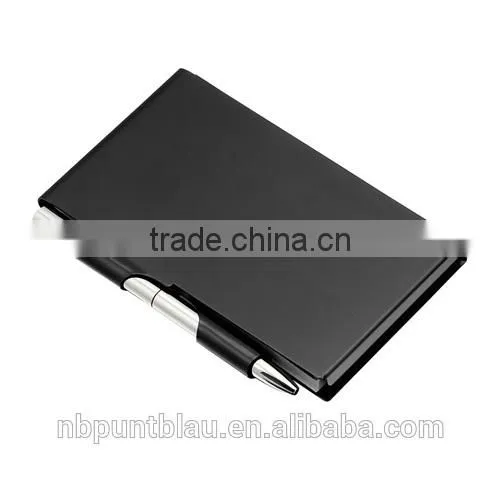 Metal Business Card Holder ,card Holder With Ballpen photo-2