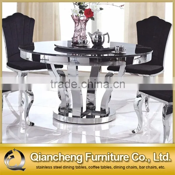 Cheap Marble Top Dining Table Set Made in China photo-6