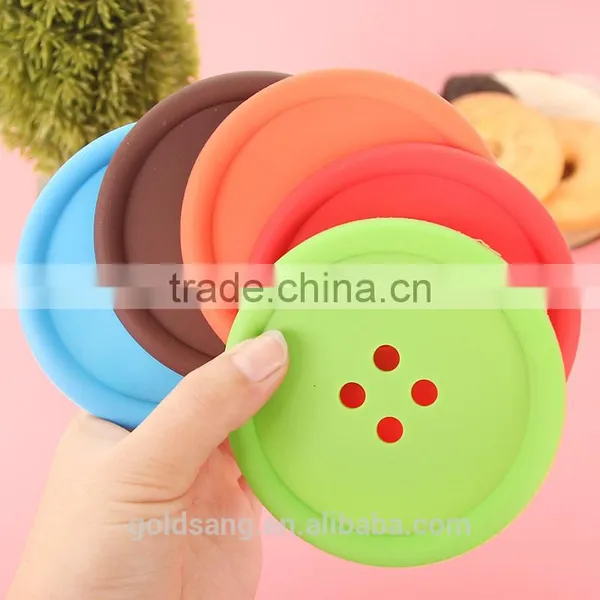 2015 Hot-selling Button Shape Silicone Baking Mat/silicone Cup Mat photo-3