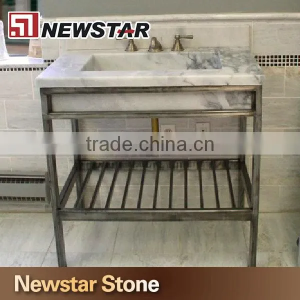 Stainless Steel Double Vanity Sink Base photo-3