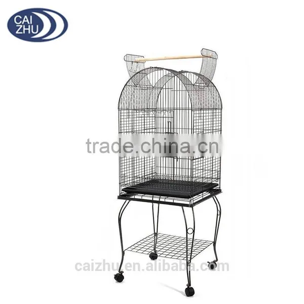 Portable Open Top Pet Budgie Canary Parakeet The Parrot Aviary Bird Cage photo-2