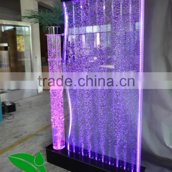 Wedding Stage Backdrop Led Water Bubble Wall With Glowing Trees photo-4